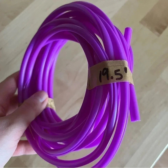 K'nex PURPLE Track Tubing One 19 Foot Long Piece serpent Roller Coaster Parts - Picture 2 of 2